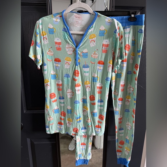 Little Sleepies Other - Little Sleepies Bamboo Pajama Set - Coffee Print -Women's Small